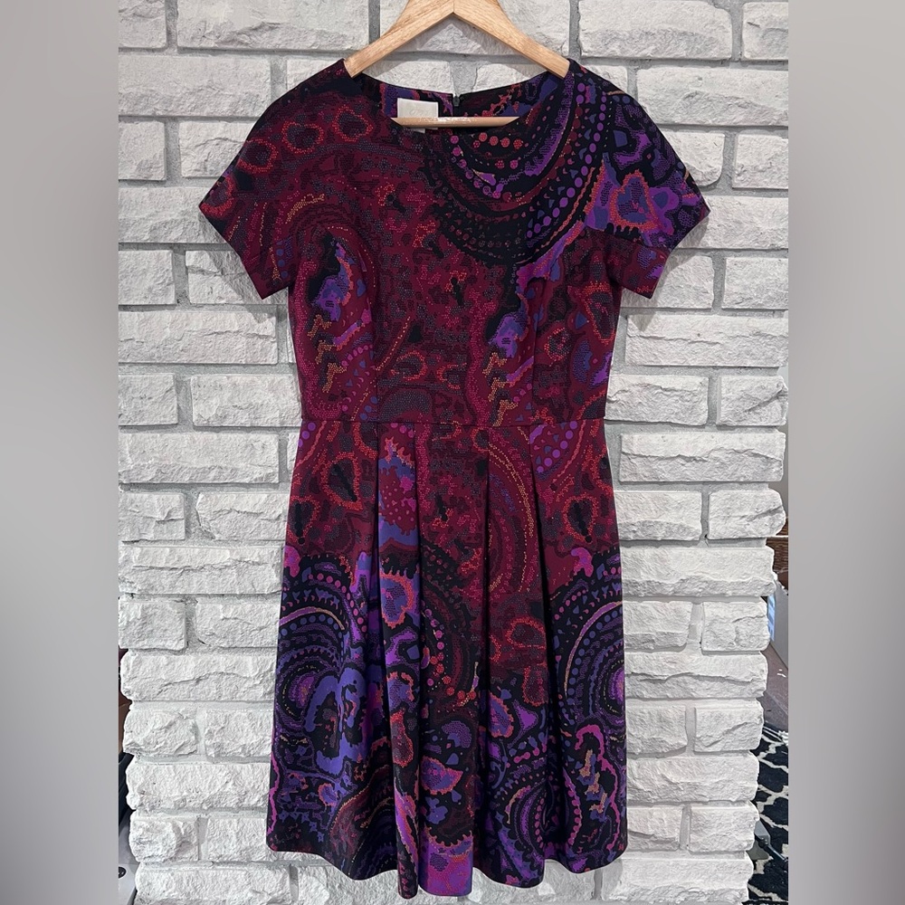 Donna Morgan dress floral short sleeve sz 6